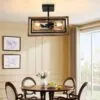 Lampa wisząca z drewna o oryginalnym i eleganckim designie Lampa wisząca z drewna o oryginalnym i eleganckim designie