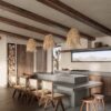 Lampa wiszaca z rattanu LED Boho Lampa wiszaca z rattanu LED Boho