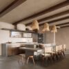 Lampa wiszaca z rattanu LED Boho Lampa wiszaca z rattanu LED Boho