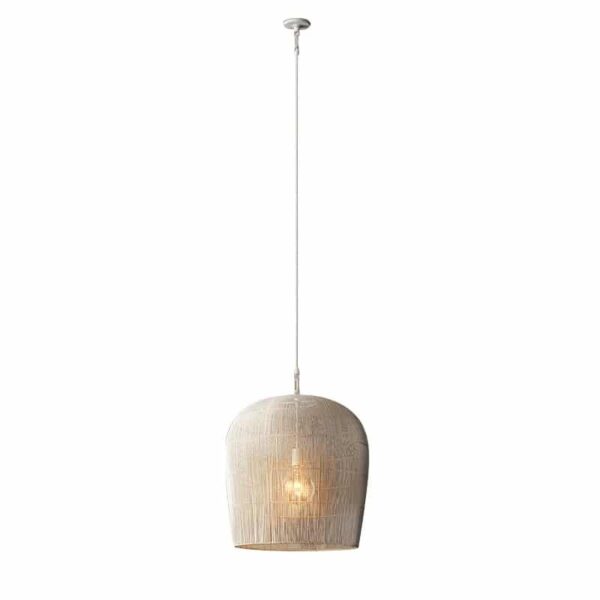 Lampa wisząca z rattanu LED w stylu japońskim