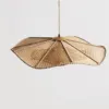 Lampa wiszaca z rattanu vintage