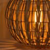 Lampa wiszaca z rattanu w klatce