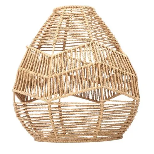 Lampa wisząca z rattanu w kształcie kropli Lampa wisząca z rattanu w kształcie kropli