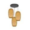 Lampa wisząca z rattanu w kształcie oliwki 2 Lampa wisząca z rattanu w kształcie oliwki 2