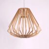 Lampa Wisząca z Wikliny LED w Stylu Skandynawskim
