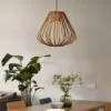 Lampa Wisząca z Wikliny LED w Stylu Skandynawskim