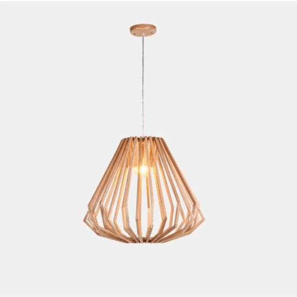 Lampa Wisząca z Wikliny LED w Stylu Skandynawskim