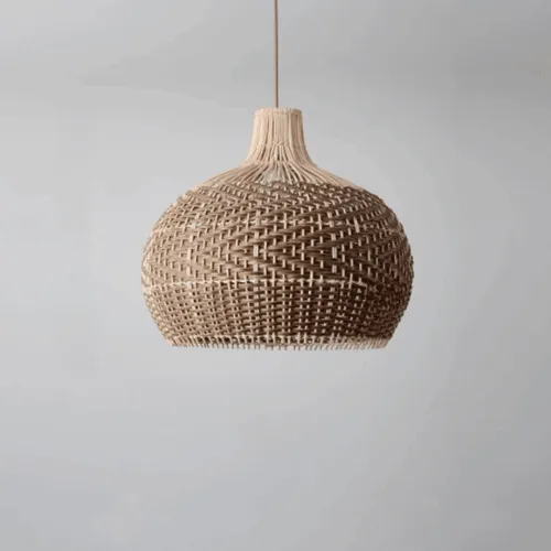 Lampa wisząca z wikliny LED w stylu vintage Lampa wisząca z wikliny LED w stylu vintage