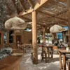Lampa wisząca z wikliny w stylu japońskim Lampa wisząca z wikliny w stylu japońskim