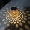 Lampion Rattan Vintage z Energią Słoneczną