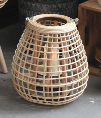 Lampion rattanowy
