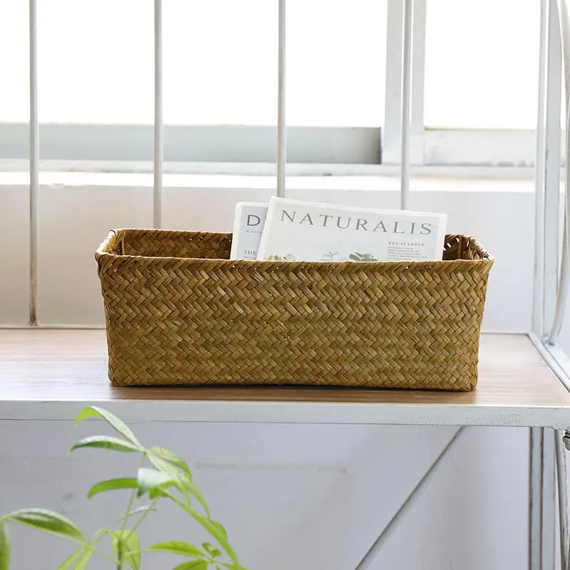 Solidny splot i naturalny rattan