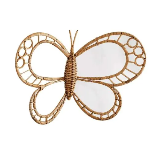Motyl ścienny z rattanu Motyl ścienny z rattanu