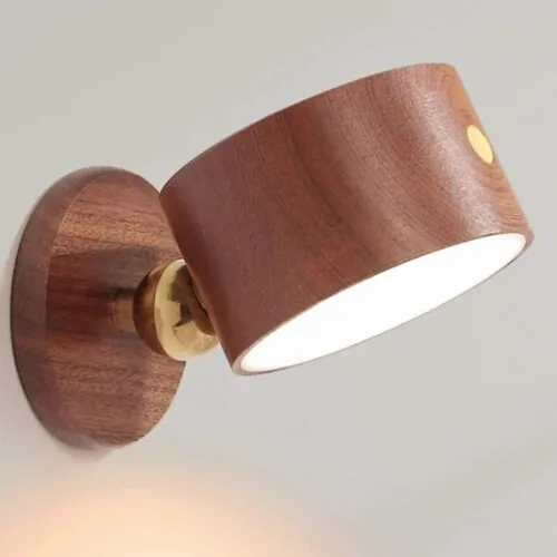 Nowoczesna drewniana lampa ścienna do sypialni Nowoczesna drewniana lampa ścienna do sypialni