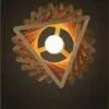 Nowoczesna lampa wisząca z drewna Nowoczesna lampa wisząca z drewna
