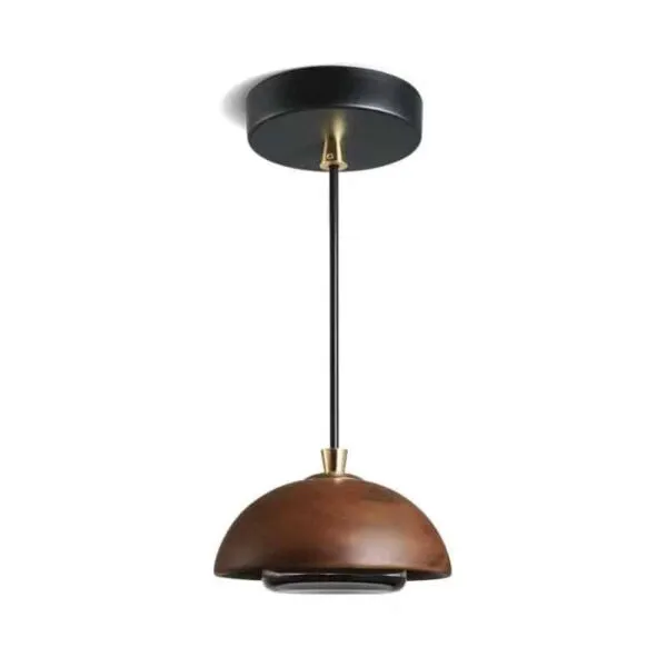 Nowoczesna lampa wisząca z drewna w stylu skandynawskim