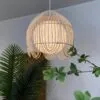 Nowoczesna lampa wisząca z rattanu 2 Nowoczesna lampa wisząca z rattanu 2