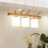 Nowoczesny żyrandol z drewna Nowoczesny żyrandol z drewna