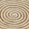 Okrągły dywan w spiralę z efektem wikliny Okrągły dywan w spiralę z efektem wikliny