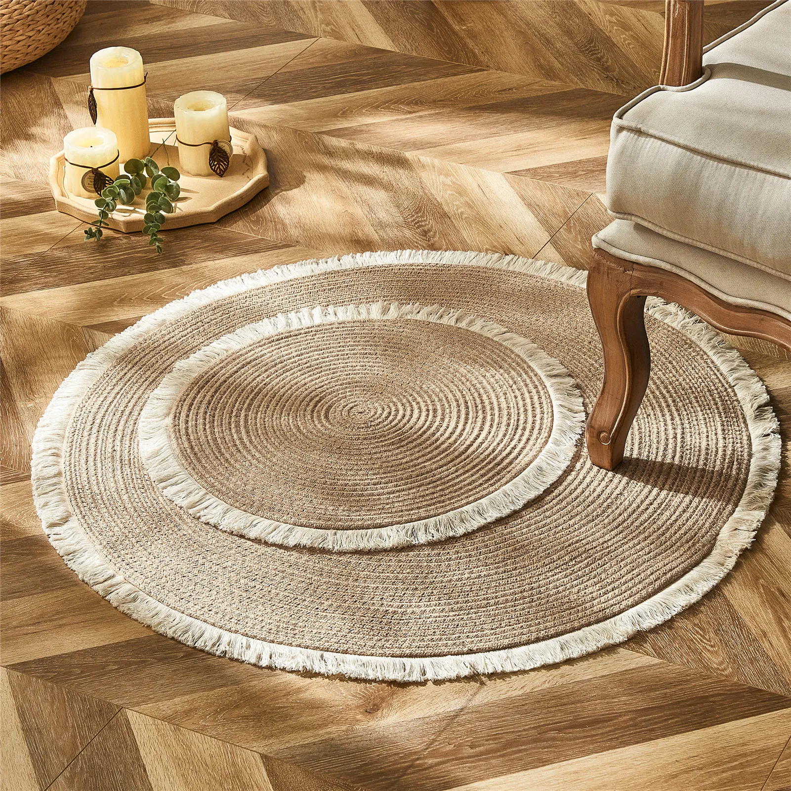 Rattan i dwukolorowy splot