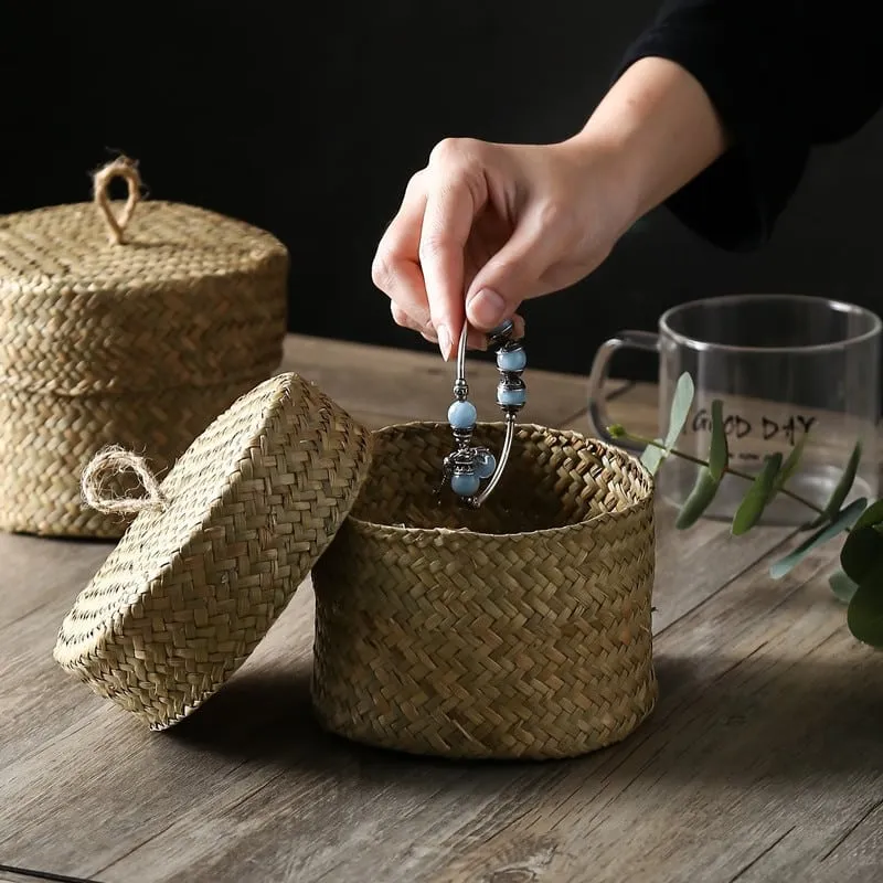 Naturalny rattan i zdejmowana pokrywka
