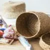 Pudełko z pokrywką z wikliny Pudełko z pokrywką z wikliny