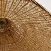 Ręcznie pleciona lampa wisząca z rattanu i bambusa