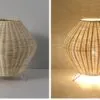 Ręcznie robiona bambusowa lampa stołowa w stylu chińskiego pasterskiego