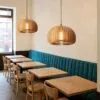 Ręcznie robiona lampa wisząca z drewna Ręcznie robiona lampa wisząca z drewna