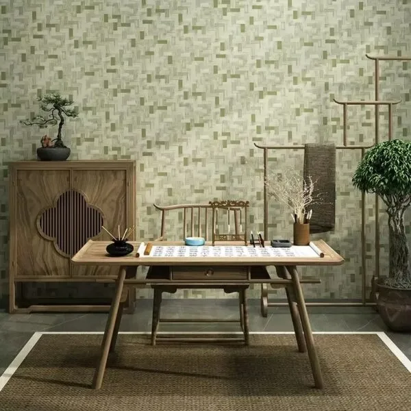 Tapeta bambusowa w geometryczny wzór Tapeta bambusowa w geometryczny wzór