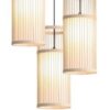 Wisząca lampa z rattanu cylindryczna beżowa Wisząca lampa z rattanu cylindryczna beżowa