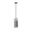 Wisząca lampa z rattanu cylindryczna cylindryczna