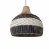 Wisząca lampa z rattanu w stylu chińskim 2