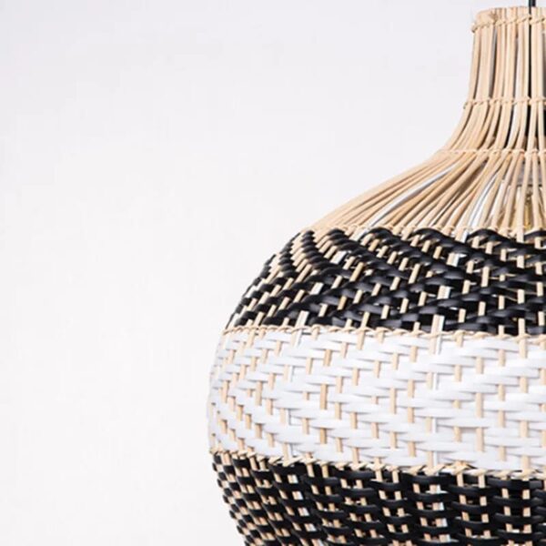 Wisząca Lampa z Wikliny Nowoczesna i Elegancka