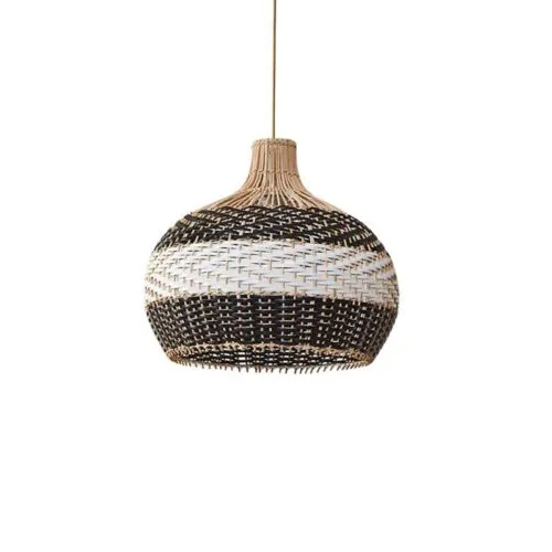 Wisząca Lampa z Wikliny Nowoczesna i Elegancka