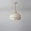 Wisząca Lampa z Wikliny Nowoczesna i Elegancka