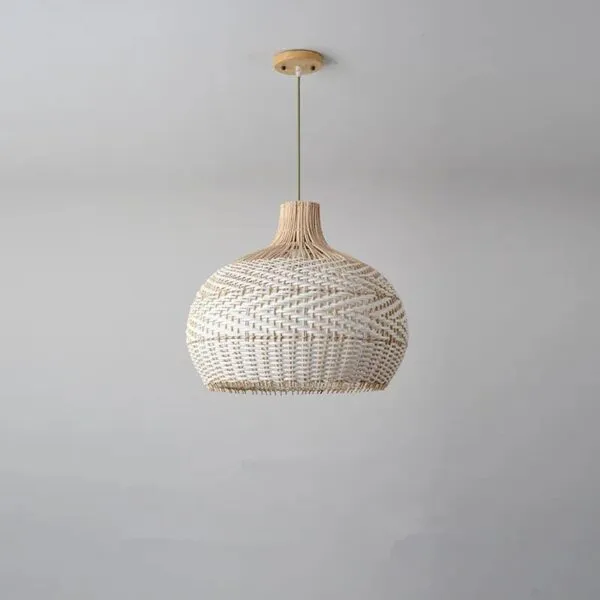 Wisząca Lampa z Wikliny Nowoczesna i Elegancka