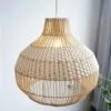Wisząca Lampa z Wikliny Nowoczesna i Elegancka