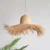 Wisząca lampa ze słomy w stylu skandynawskim Wisząca lampa ze słomy w stylu skandynawskim