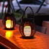 Wisząca latarnia solarna z rattanu Wisząca latarnia solarna z rattanu