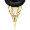 Zestaw 12 lamp solarnych z rattanu w naturalnym kolorze